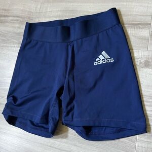 Adidas Navy Blue Athletic Shorts